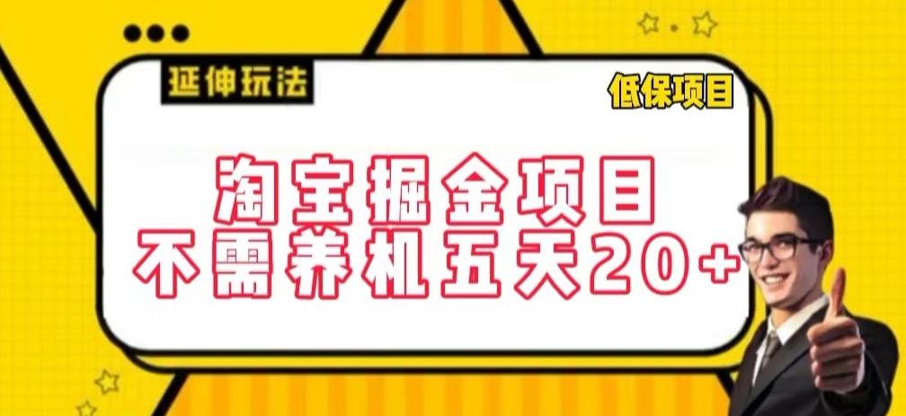 淘宝掘金项目，不需养机，五天20+，每天只需要花三四个小时【揭秘】 - 创享网-创享网