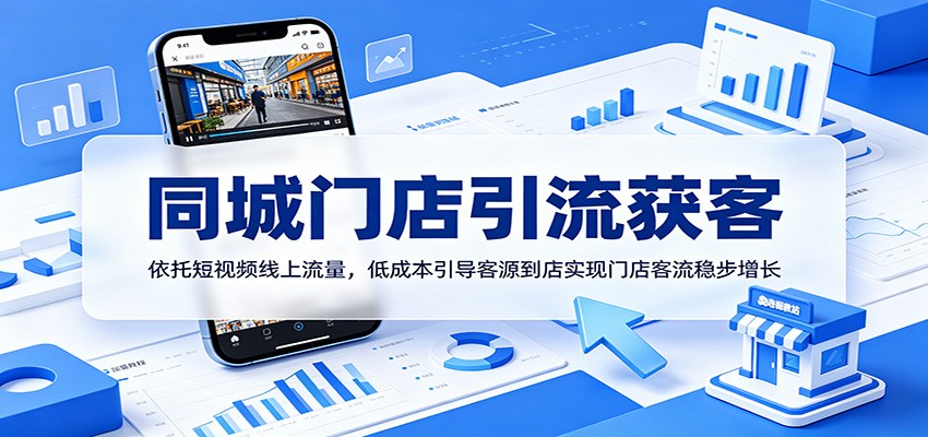 同城门店引流获客：依托短视频线上流量，低成本引导客源到店实现门店客流稳步增长-创享网